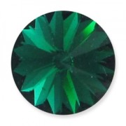 Cabochon PureCrystal 1122 Rivoli 8 mm Emerald x1|raw }}