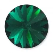 Cabochon PureCrystal 1122 Rivoli 8 mm Emerald x1