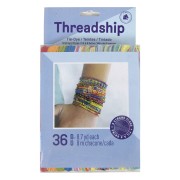 Assortiment 36 échevettes 6 brins pour bracelet brésilien & broderie - Tie-Dye x1|raw }}