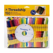 Assortiment 150 échevettes 6 brins pour bracelet brésilien & broderie x1|raw }}