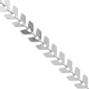 Chaîne maille chevron en épis 6.3 mm en Acier inoxydable x1m