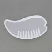 Moule silicone pour réaliser un peigne de 102x53 mm en résine x1
