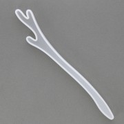 Moule silicone pour pique à cheveux 180 mm - forme branches - en résine x1|raw }}
