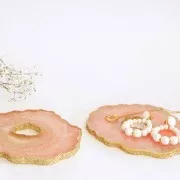 Moule en silicone - forme géode évidé - 128x108 mm pour résine x1