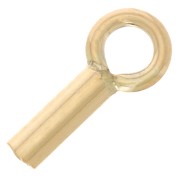 Embout pour cordon 0.9 mm - Gold Filled (or laminé)  x4|raw }}