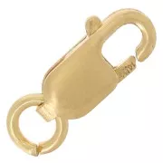 Fermoirs mousquetons 8 mm avec anneau ouvert - Gold filled (or laminé) x20