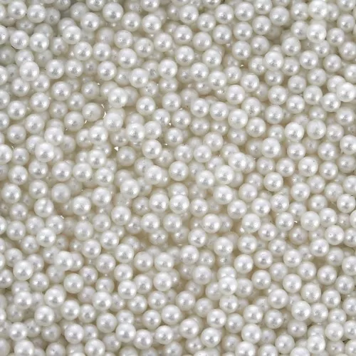 Perles rondes sans trou - mini boules PureCrystal - 5809 1.5 mm White Pearl x50