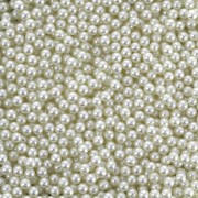 Perles rondes sans trou - mini boules PureCrystal - 5809 1.5 mm Cream Pearl x50|raw }}