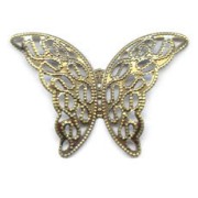 Estampe Papillon 26x38 mm bronze x1|raw }}