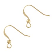 Crochets d'oreilles 15 mm en Gold filled (or laminé)  x20|raw }}
