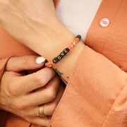 Perles Heishi rondelles en céramique 6.5x2.3 mm - Jaune citron mat x30