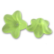 Fleurs  6x12 mm Green Frosted x10|raw }}