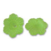 Fleurs  4x11 mm Green Frosted x10|raw }}