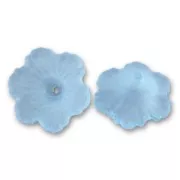 Fleurs  4x11 mm Light Sapphire Frosted x10