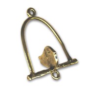 Intercalaire balançoire oiseau 30 mm doré x1|raw }}