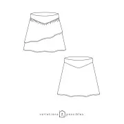 Patron de couture femme Atelier Scämmit - Charme - 2 variations possibles - Jupe