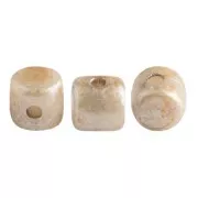Minos® par Puca® 2.5x3 mm - Opaque Ivory Spotted x5g