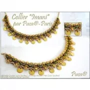 Minos® par Puca® 2.5x3 mm - Opaque Ivory Spotted x5g