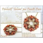 Minos® par Puca® 2.5x3 mm - Opaque Ivory Spotted x5g