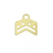 Embout tissage perles Miyuki 11/0 exclu Perles & co éthnique 9 mm Doré à l'or fin