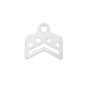 Embout tissage perles Miyuki 11/0 exclu Perles & co éthnique 9 mm Argenté