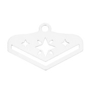 Embout pour tissage de perles Miyuki 11/0 exclu Perles & co Etoile 18mm Argent 925|raw }}