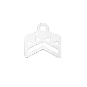 Embout tissage de perles Miyuki 11/0 exclu Perles & co Ethnique 9 mm Argent 925