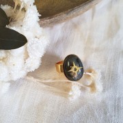 Élément en forme d'étoile à coller - exclu Perles & Co 10.5 mm Doré à l'or fin x1