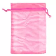 Sachets Organza 120x170 mm Rose Clair x10
