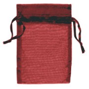 Sachets Organza 130x180 mm Bordeaux x10|raw }}