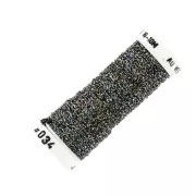 Fil à broder métallisé tressé 16 Au ver à soie pour broderie Multi Foncé (034)x10m