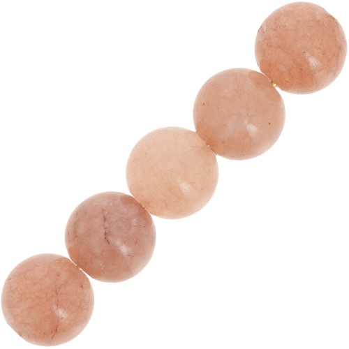 Perles rondes 4 mm pierre gemme Sun Stone - Pierre de soleil x20