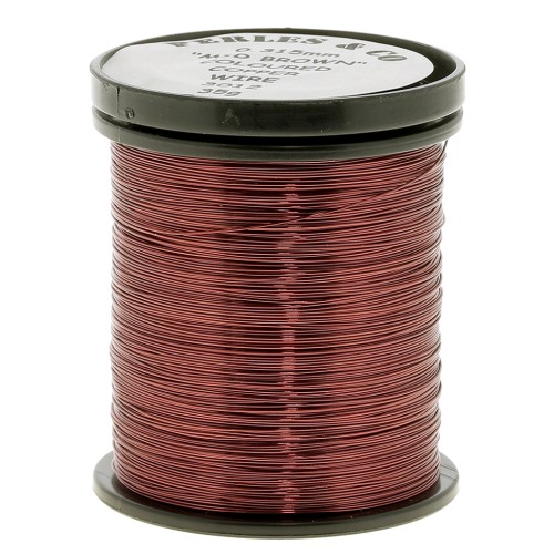 Fil de cuivre 0.30 mm Marron x 50 m