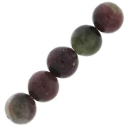 Perles rondes en pierre gemme 6 mm - Tourmaline x15|raw }}