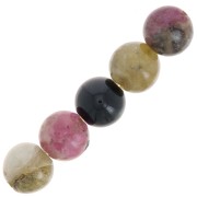 Perles rondes 4 mm pierre gemme  - Tourmaline x20