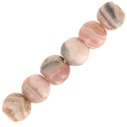 Perles rondes 4 mm pierre gemme Rhodochrosite x20
