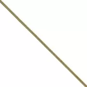 Chaîne maille serpentine 1.5 mm Plaqué Or 3 microns x50 cm