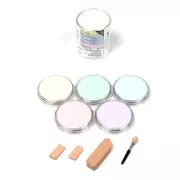 PanPastel -Set de 5 couleurs + outils - Pastels en godet - Teintes nuancées x1