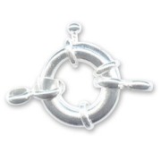 Fermoir bouée 14 mm en Argent 925 x1
