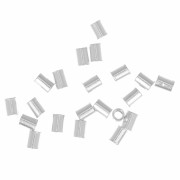 Tubes à écraser 2x1,5 mm en Argent 925 x50|raw }}