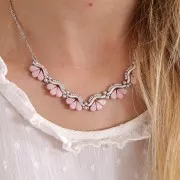 Intercalaires 3 trous - BowTrio - 18x4 mm doré rose x10