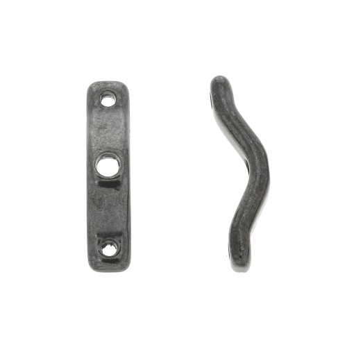 Intercalaires 3 trous - BowTrio - 18x4 mm Gunmetal  x10