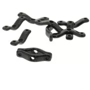 Intercalaires 3 trous - BowTrio - 18x4 mm Gunmetal  x10