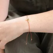 Perle ronde plate en métal 8 mm - Signe du zodiaque Cancer - Argenté vieilli x1