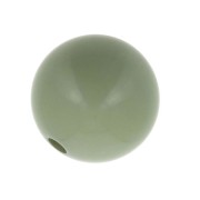 Perle en résine opaque 12 mm Vert de gris x1
