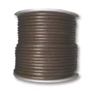 Cordon cuir 3 mm Brun x 25 m
