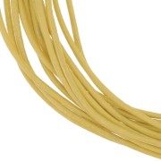 Cordon cuir 1 mm Jaune x 3 m|raw }}