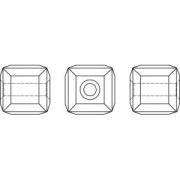 Cubes PureCrystal 5601 4 mm Crystal  x8