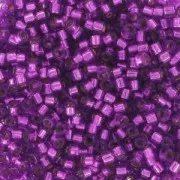 Miyuki Delica 11/0 DB1345 - Dyed Silver Lined Magenta x8g