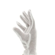 Gants en coton pour manipulation de bijoux et présentoir - Taille S - Blanc x2